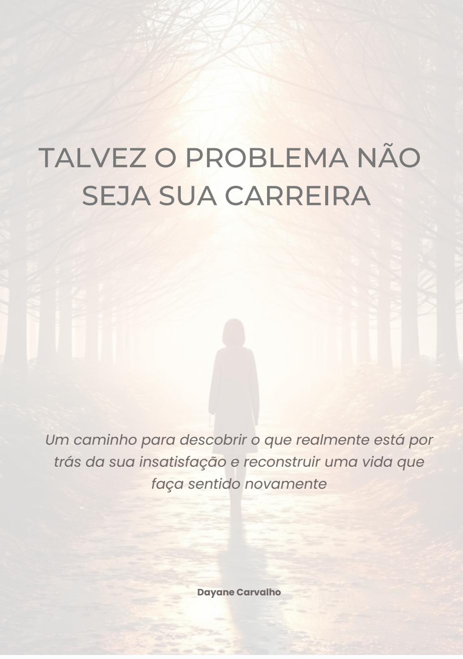 Capa do guia Talvez o Problema Não Seja Sua Carreira